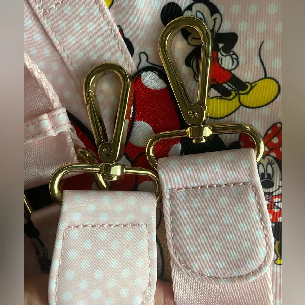Stoney Clover Disney Ultimate Pair Mickey and Minnie Mouse Mini Tote Bag handbag - Picture 5 of 11